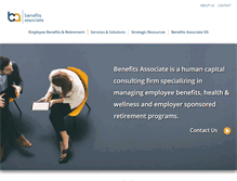 Tablet Screenshot of benefitsassociate.com